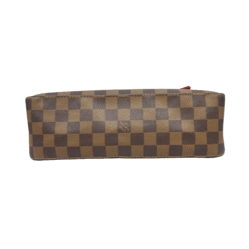 LOUIS VUITTON Looping Damier Handbag Brown