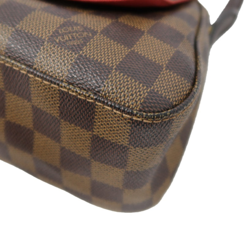 LOUIS VUITTON Looping Damier Handbag Brown