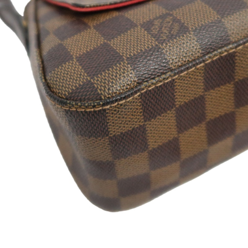 LOUIS VUITTON Looping Damier Handbag Brown