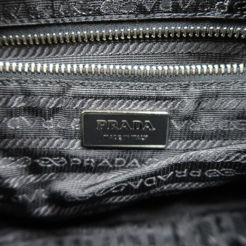FERRAGAMO tote bag, canvas, black, underarm bag