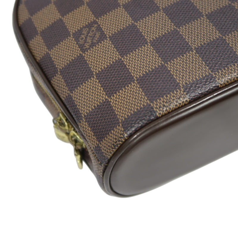 Louis Vuitton Sarria Damier Ebene Crossbody Bag PVC Brown with Shoulder Strap