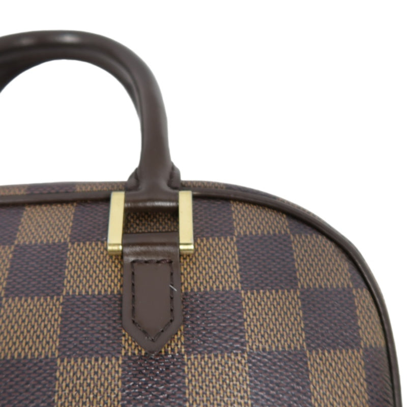Louis Vuitton Sarria Damier Ebene Crossbody Bag PVC Brown with Shoulder Strap