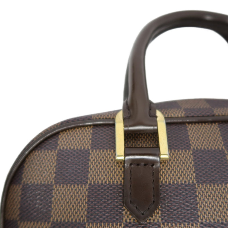 Louis Vuitton Sarria Damier Ebene Crossbody Bag PVC Brown with Shoulder Strap