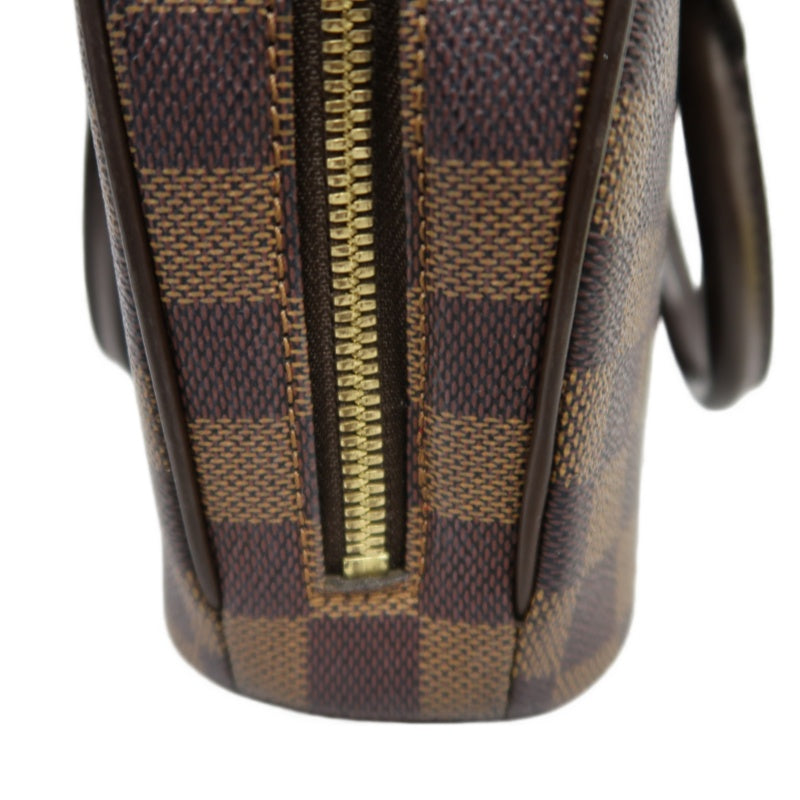 Louis Vuitton Sarria Damier Ebene Crossbody Bag PVC Brown with Shoulder Strap