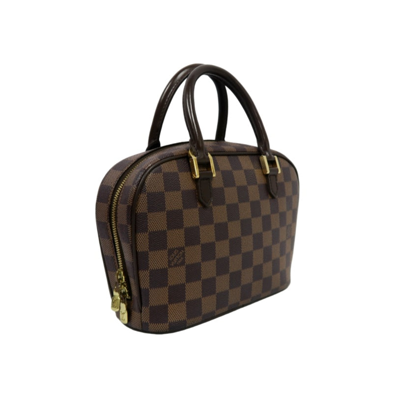 Louis Vuitton Sarria Damier Ebene Crossbody Bag PVC Brown with Shoulder Strap
