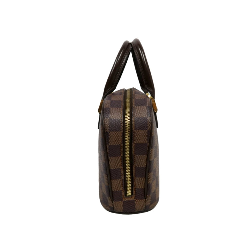 Louis Vuitton Sarria Damier Ebene Crossbody Bag PVC Brown with Shoulder Strap