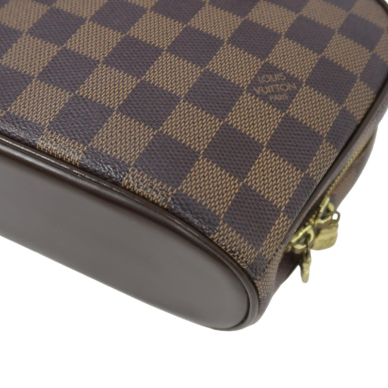 Louis Vuitton Sarria Damier Ebene Crossbody Bag PVC Brown with Shoulder Strap