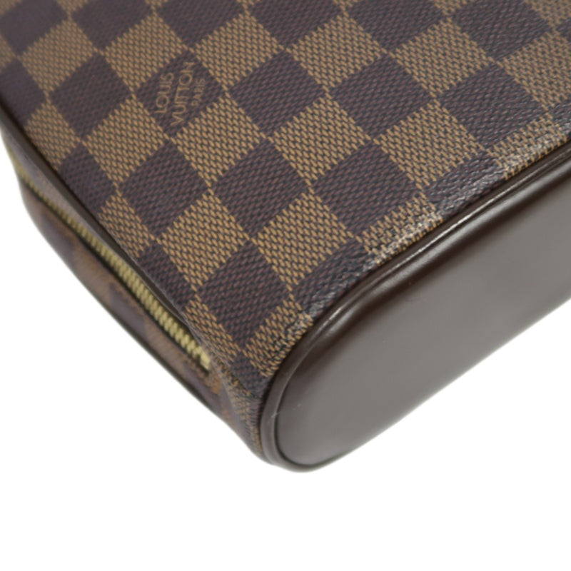 Louis Vuitton Sarria Damier Ebene Crossbody Bag PVC Brown with Shoulder Strap