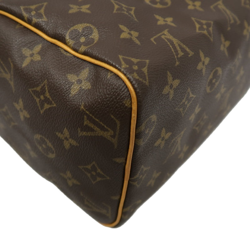 LOUIS VUITTON Speedy 25 Monogram Handbag, Brown, Coated Canvas