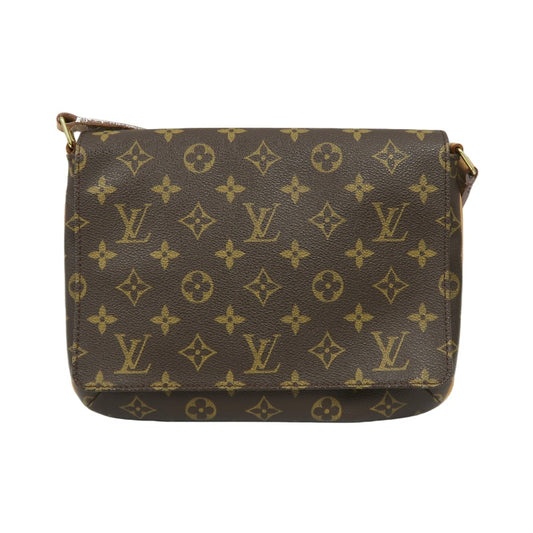 LOUIS VUITTON   Musette Tango Short Shoulder Bag, Brown, LV Monogram PVC, Horizontal Faye Crossbody Bag