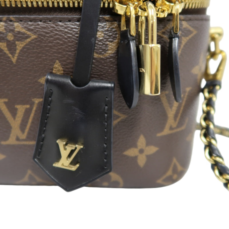 Louis Vuitton Reverse Monogram Handbag & Shoulder Bag, Brown, with Dust Bag and Box, PVC Bucket Crossbody Bag