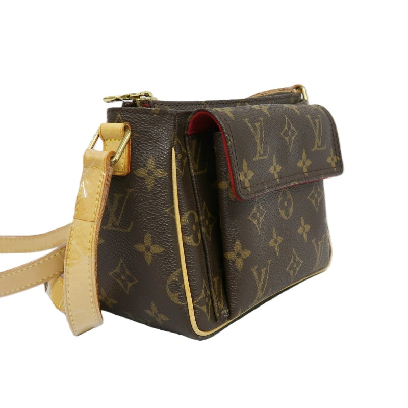 LOUIS VUITTON Vivacite Monogram Shoulder Bag Brown LV Vivacite PM Monogram PVC Tofu Crossbody Bag