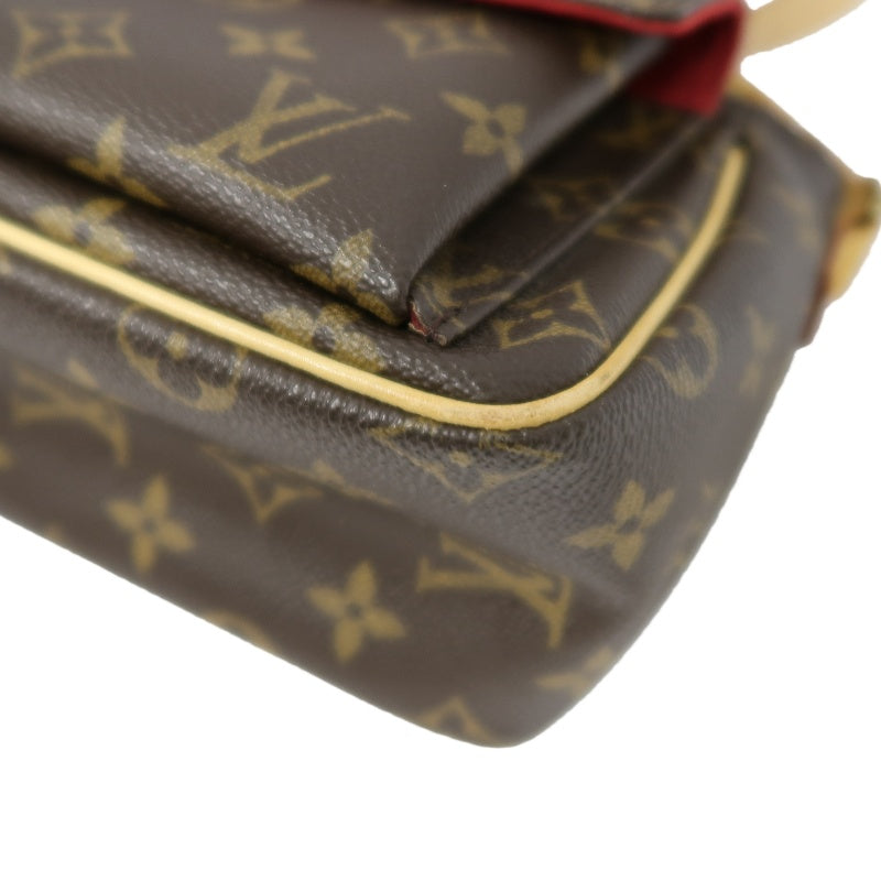 LOUIS VUITTON Vivacite Monogram Shoulder Bag Brown LV Vivacite PM Monogram PVC Tofu Crossbody Bag