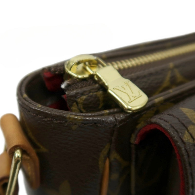 LOUIS VUITTON Vivacite Monogram Shoulder Bag Brown LV Vivacite PM Monogram PVC Tofu Crossbody Bag
