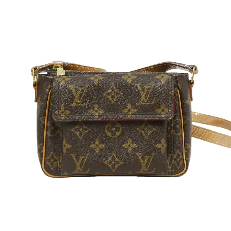 LOUIS VUITTON Vivacite Monogram Shoulder Bag Brown LV Vivacite PM Monogram PVC Tofu Crossbody Bag