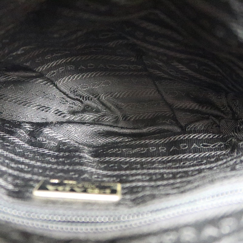 PRADA Shoulder Bag Black Gold Hardware With Dust Bag Chain Shoulder Bag