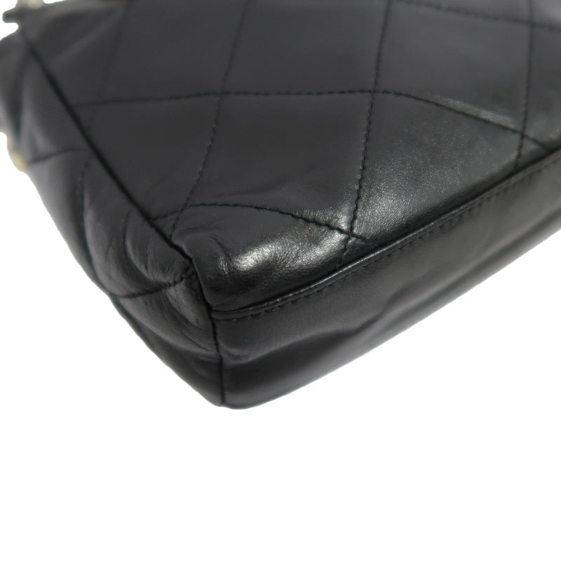 PRADA Shoulder Bag Black Gold Hardware With Dust Bag Chain Shoulder Bag