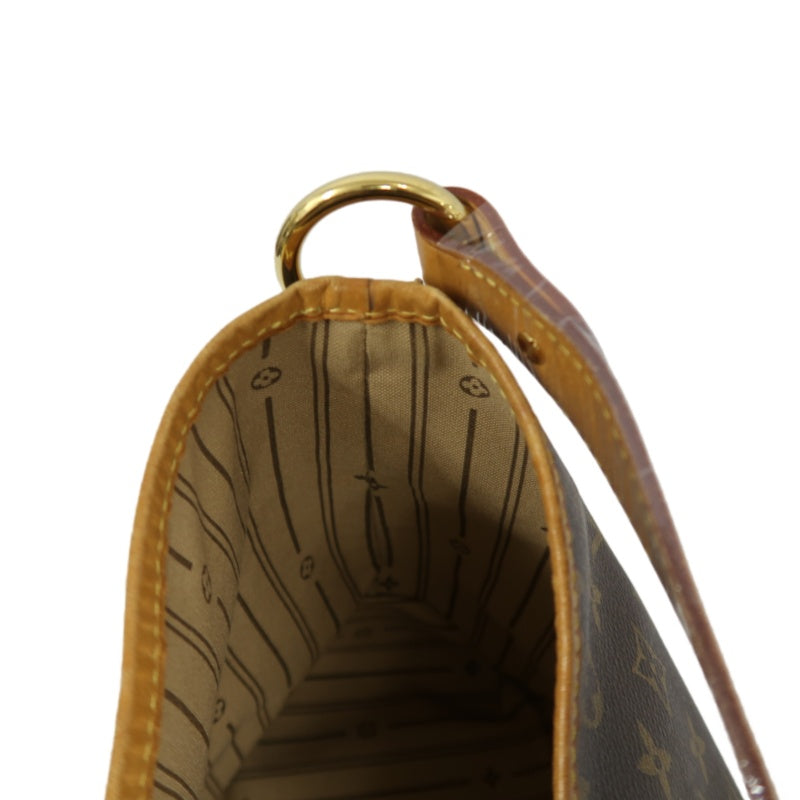 LOUIS VUITTON Delightful PM Monogram Canvas Tote Bag Brown Neverfull