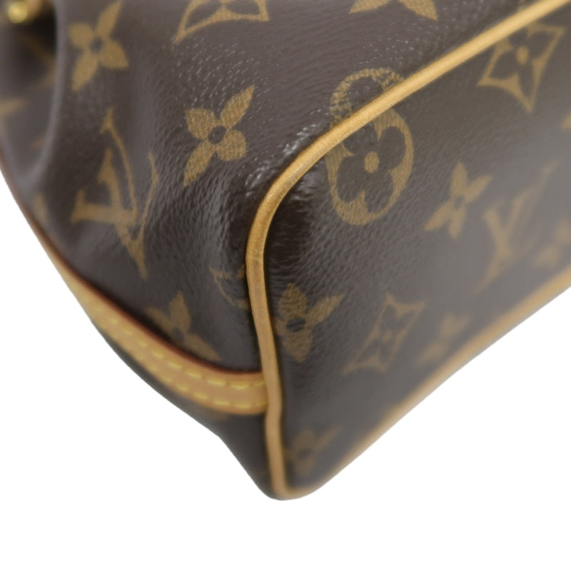 LOUIS VUITTON Nano Noe Monogram Shoulder Bag Brown LV Monogram PVC Shoulder Bag