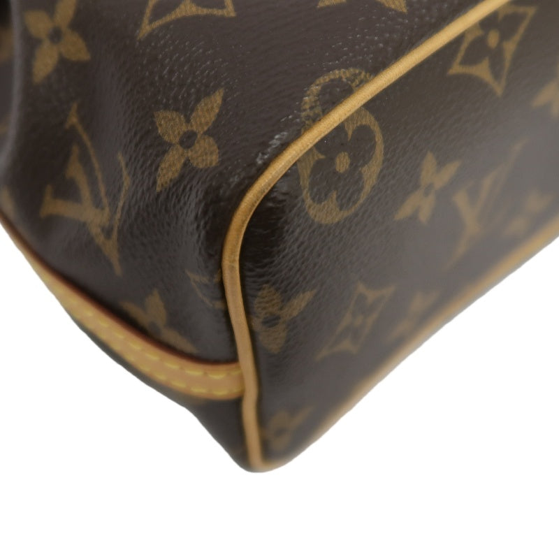 LOUIS VUITTON Nano Noe Monogram Shoulder Bag Brown LV Monogram PVC Shoulder Bag