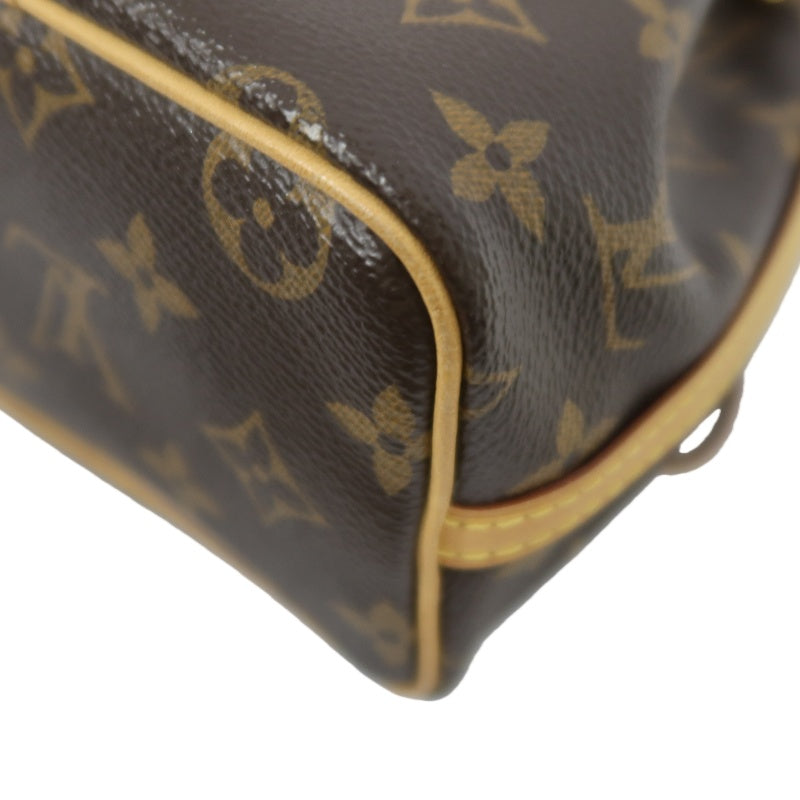 LOUIS VUITTON Nano Noe Monogram Shoulder Bag Brown LV Monogram PVC Shoulder Bag