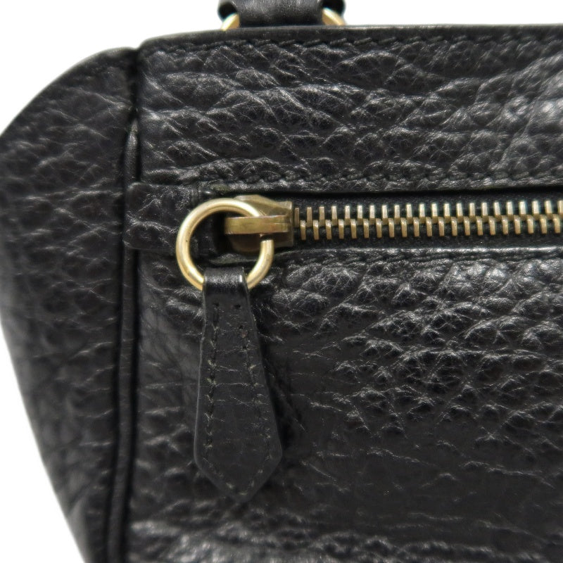 PRADA Prada Mini Tote Bag Leather Black PRADA Black Calfskin Handbag