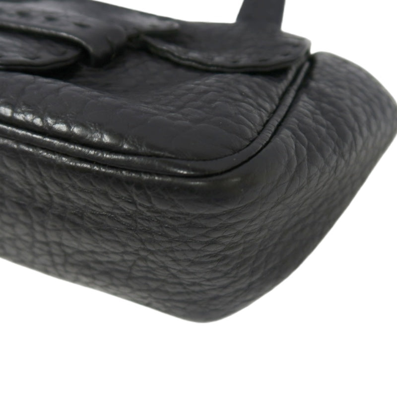 PRADA Prada Mini Tote Bag Leather Black PRADA Black Calfskin Handbag