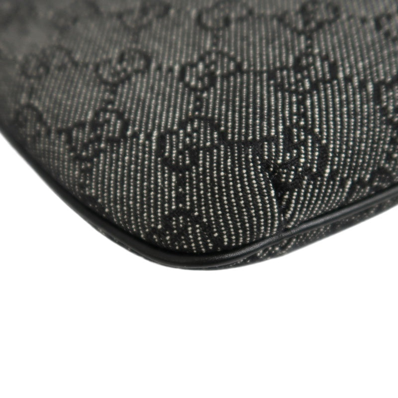 GUCCI GG Canvas Handbag, Black, Underarm Shoulder Bag