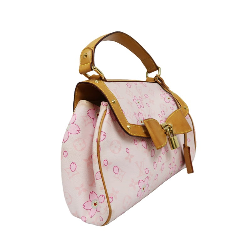 LOUIS VUITTON Monogram Cherry Blossom Sac Retro PM Handbag