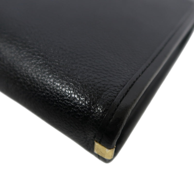YSL Shoulder Bag Leather Black Gold Hardware YSL Black Calfskin Crossbody Bag