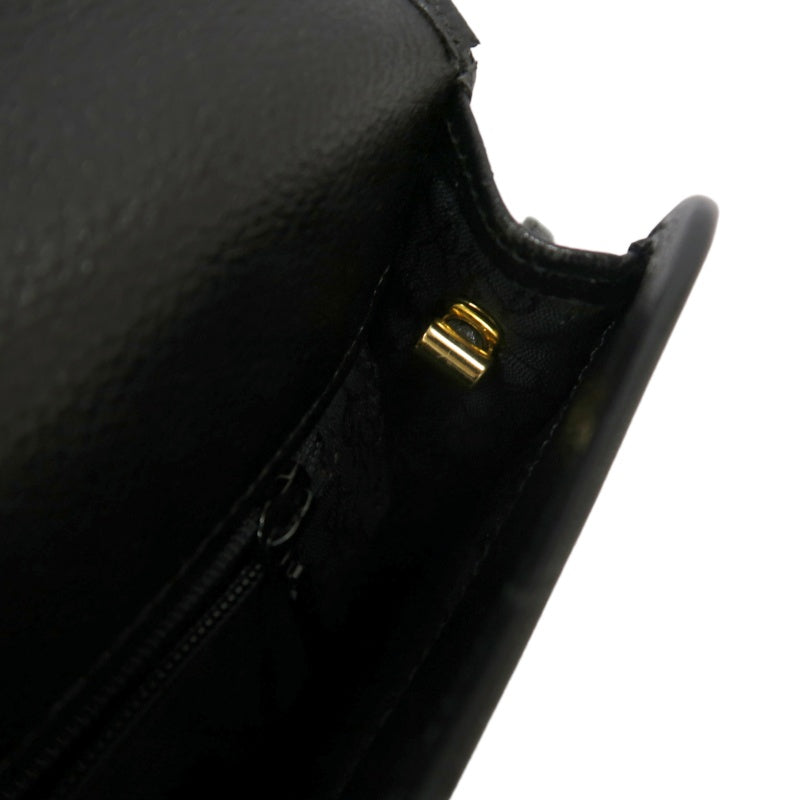 YSL Shoulder Bag Leather Black Gold Hardware YSL Black Calfskin Crossbody Bag