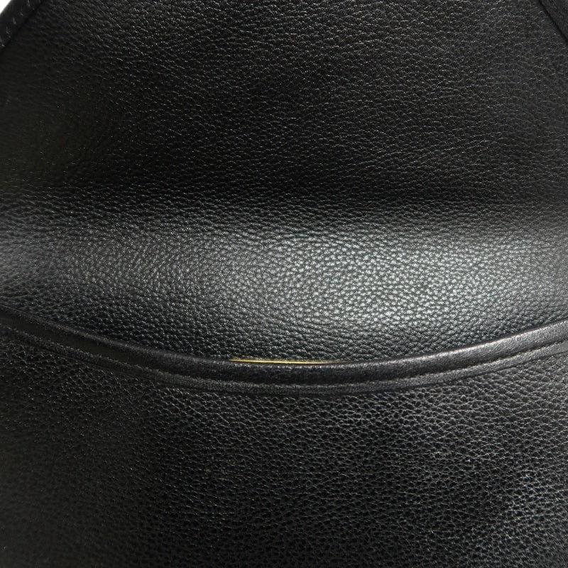 YSL Shoulder Bag Leather Black Gold Hardware YSL Black Calfskin Crossbody Bag