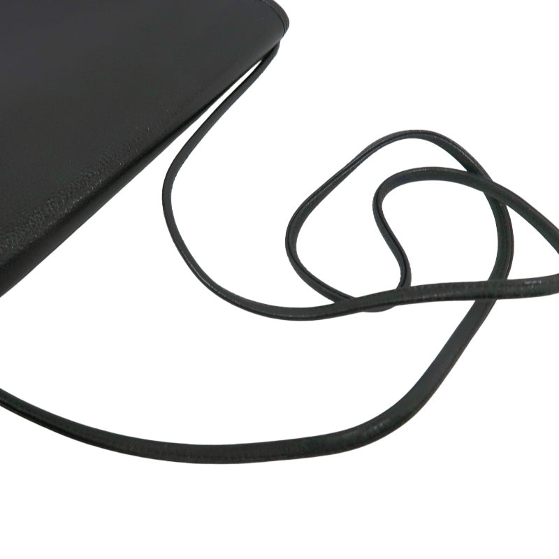 YSL Shoulder Bag Leather Black Gold Hardware YSL Black Calfskin Crossbody Bag