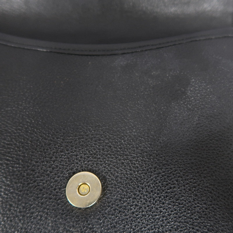 YSL Shoulder Bag Leather Black Gold Hardware YSL Black Calfskin Crossbody Bag