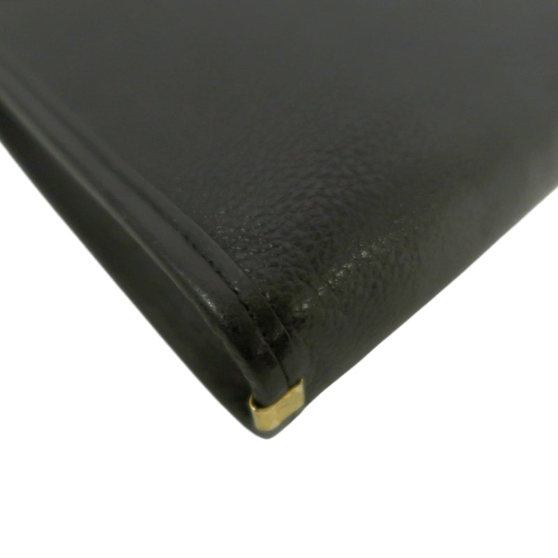 YSL Shoulder Bag Leather Black Gold Hardware YSL Black Calfskin Crossbody Bag