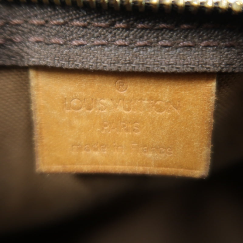 LOUIS VUITTON Nano Speedy Monogram Handbag, with Shoulder Strap & Name Tag