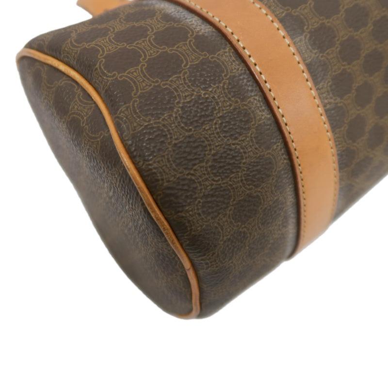 CELINE Macadam Handbag Brown Gold Hardware CELINE Monogram PVC Papillon Handbag