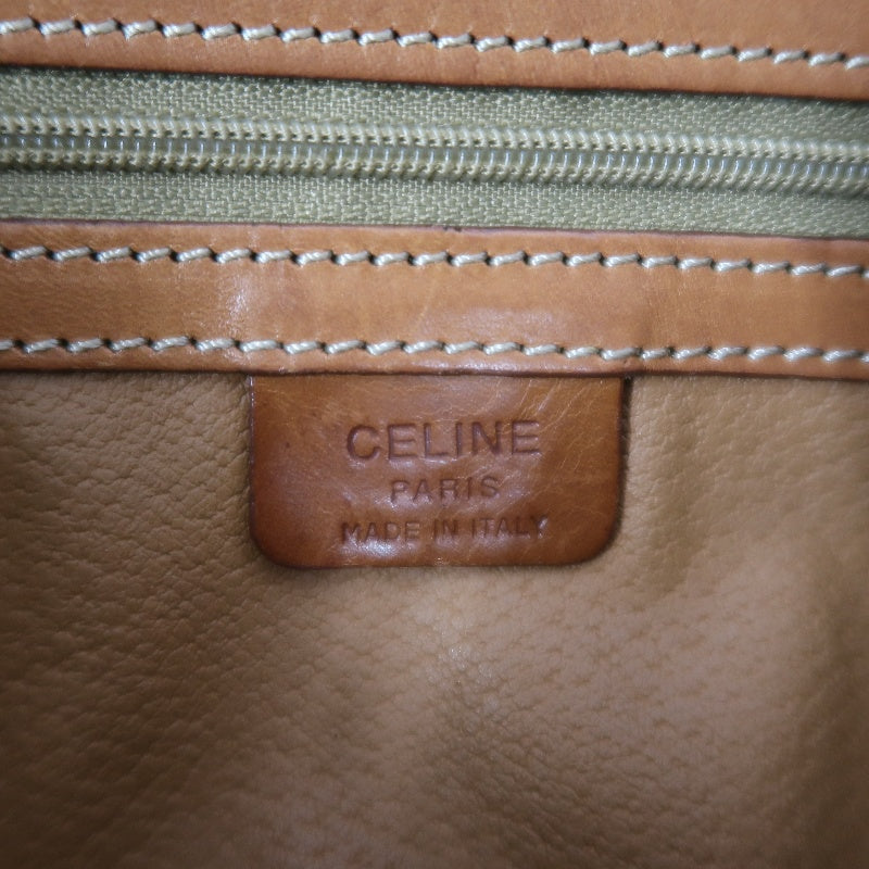 CELINE Macadam Handbag Brown Gold Hardware CELINE Monogram PVC Papillon Handbag