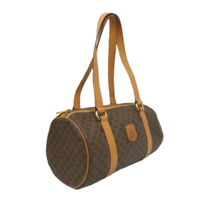 CELINE Macadam Handbag Brown Gold Hardware CELINE Monogram PVC Papillon Handbag