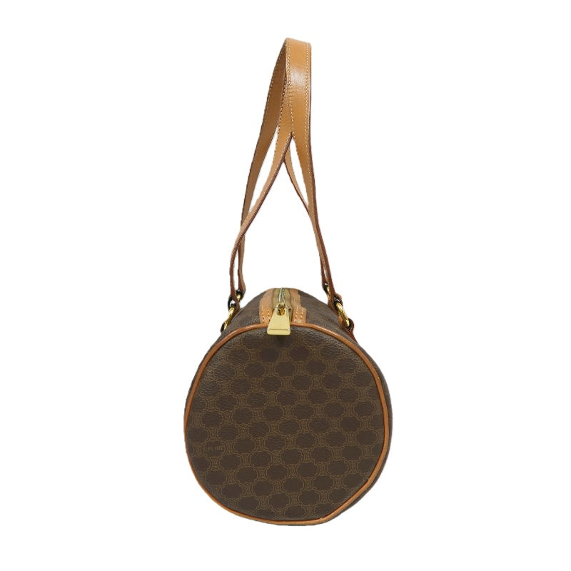 CELINE Macadam Handbag Brown Gold Hardware CELINE Monogram PVC Papillon Handbag