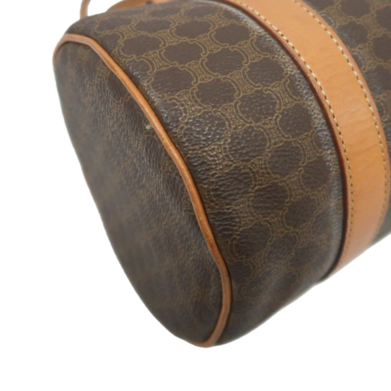 CELINE Macadam Handbag Brown Gold Hardware CELINE Monogram PVC Papillon Handbag