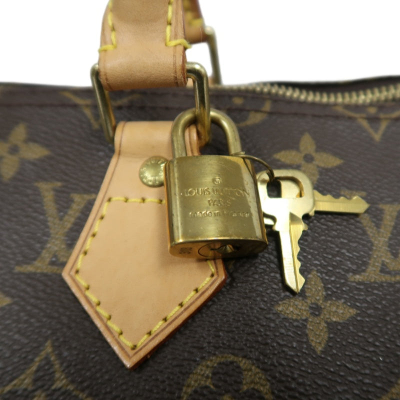 LOUIS VUITTON Speedy 35 Monogram Handbag, with Padlock & 2 Keys