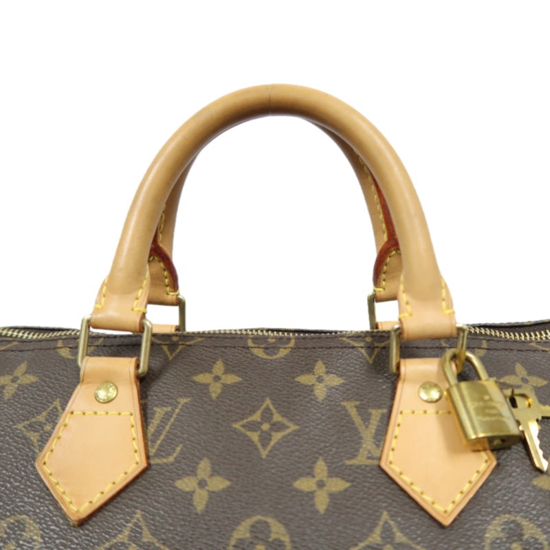 LOUIS VUITTON Speedy 35 Monogram Handbag, with Padlock & 2 Keys