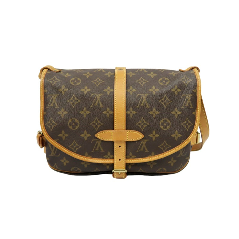 LOUIS VUITTON Soufflot 30 Monogram Shoulder Bag, Brown