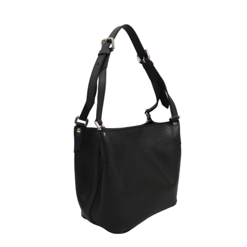 Louis Vuitton Mandala PM Epi Leather Shoulder Bag, Black with Silver Hardware