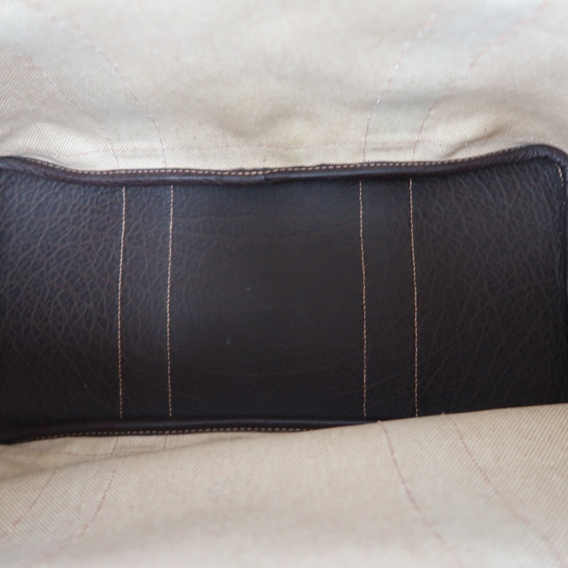 HERMES Garden Party PM Tote Bag, Beige, Canvas