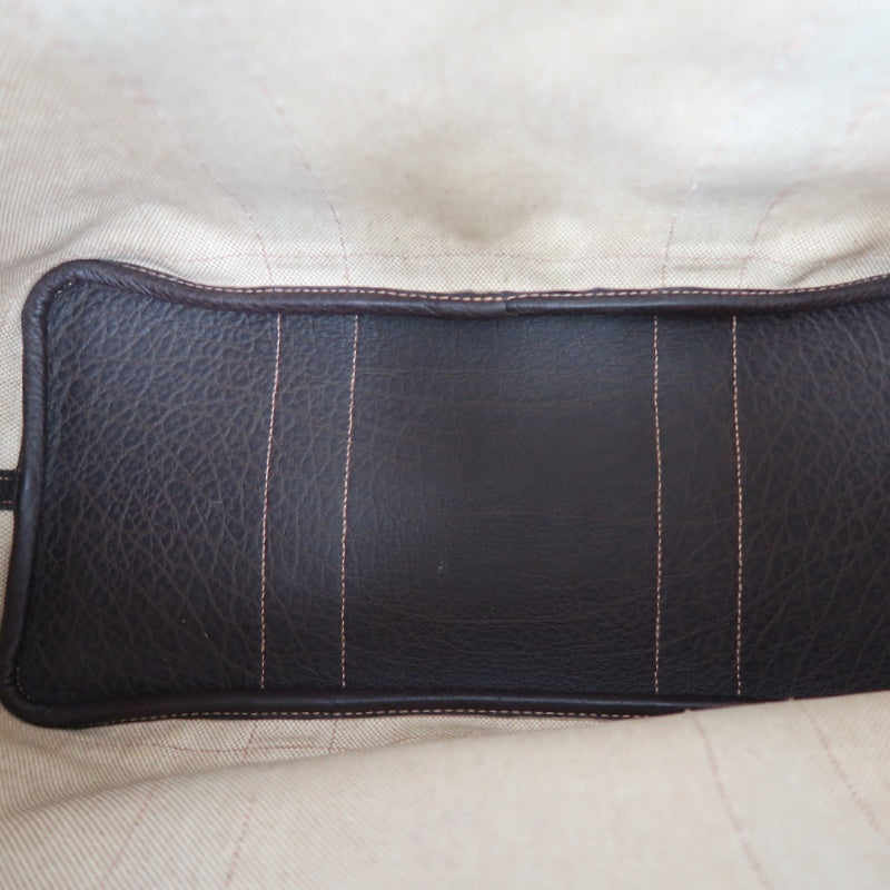 HERMES Garden Party PM Tote Bag, Beige, Canvas