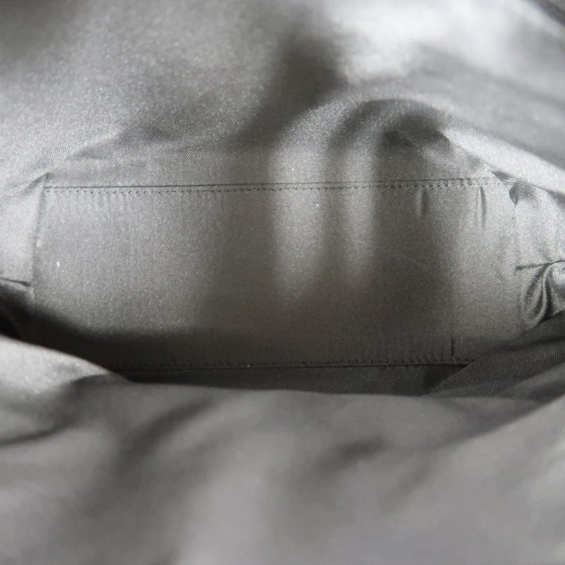 GUCCI Jackie Shoulder Bag, Black Leather with Silver Hardware