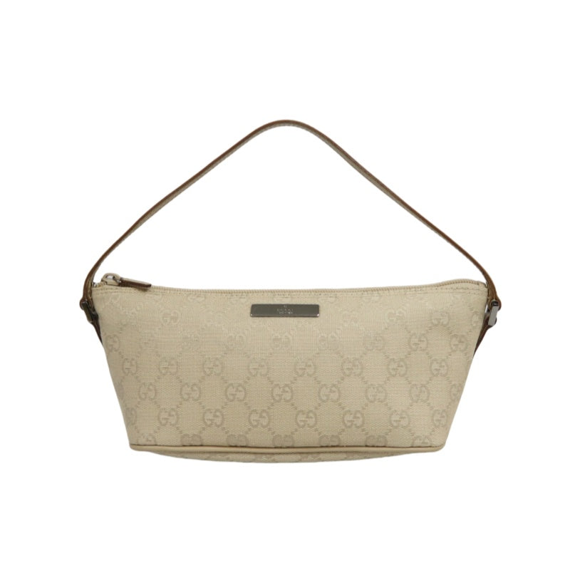 Gucci GG Canvas Handbag, Beige, GG Monogram Canvas Underarm Bag