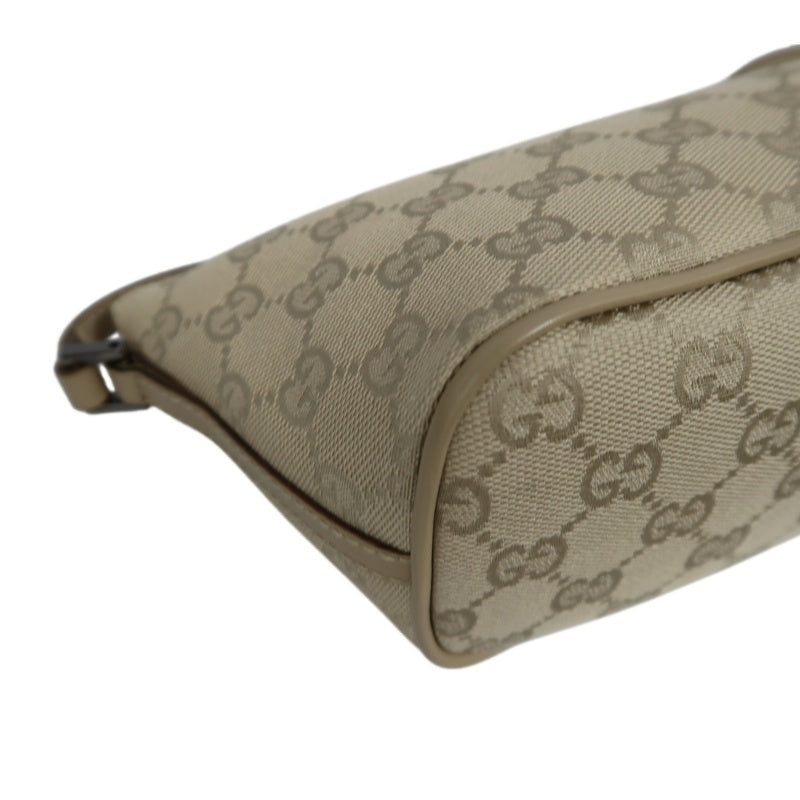 Gucci GG Canvas Handbag, Beige, GG Monogram Canvas Underarm Bag